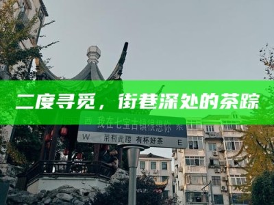 二度寻觅，街巷深处的茶踪