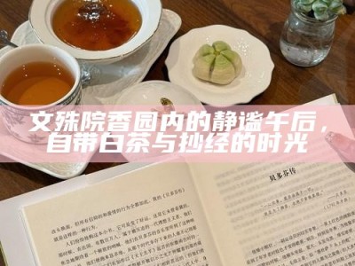 文殊院香园内的静谧午后，自带白茶与抄经的时光