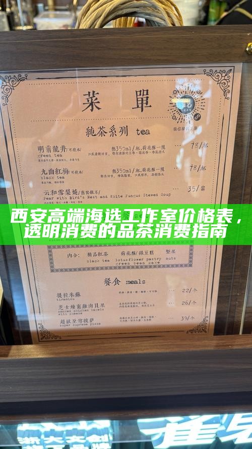 西安高端海选工作室价格表，透明消费的品茶消费指南